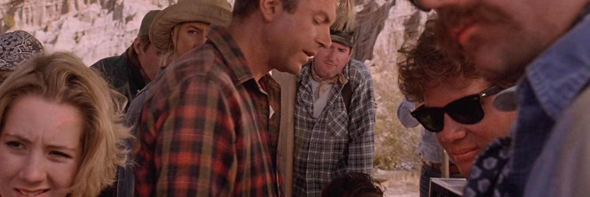 Sam Neill’s (Grant) Jurassic Park Sunglasses Like a Film Star