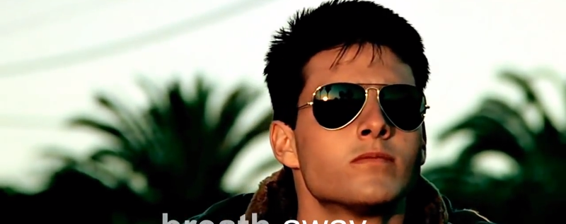 tom cruise ray ban top gun