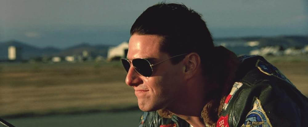 tom cruise top gun 1986 sunglasses